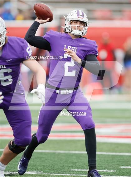 Thumbnail 1 in Lehi vs. Timpview (UHSAA 5A Final) photogallery.