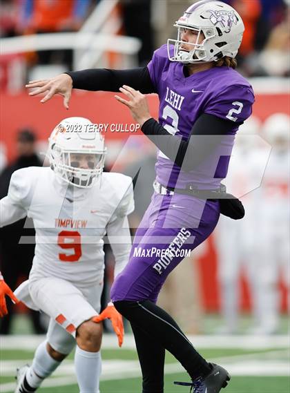Thumbnail 2 in Lehi vs. Timpview (UHSAA 5A Final) photogallery.
