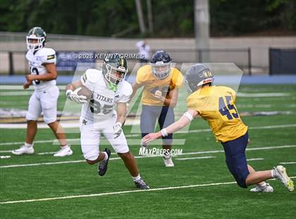 Thumbnail 1 in JV: Marist vs Blessed Trinity photogallery.