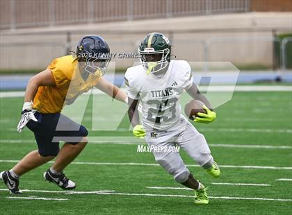 Thumbnail 1 in JV: Marist vs Blessed Trinity photogallery.