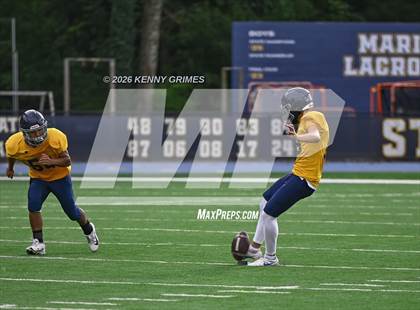 Thumbnail 1 in JV: Marist vs Blessed Trinity photogallery.