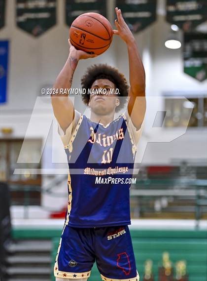 Thumbnail 3 in Illinois vs Wisconsin (Midwest All-Star Challenge) photogallery.