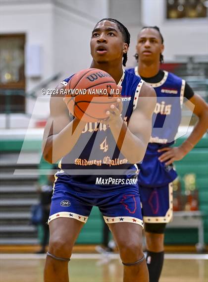 Thumbnail 3 in Illinois vs Wisconsin (Midwest All-Star Challenge) photogallery.