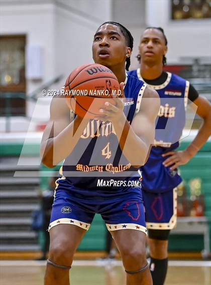 Thumbnail 1 in Illinois vs Wisconsin (Midwest All-Star Challenge) photogallery.