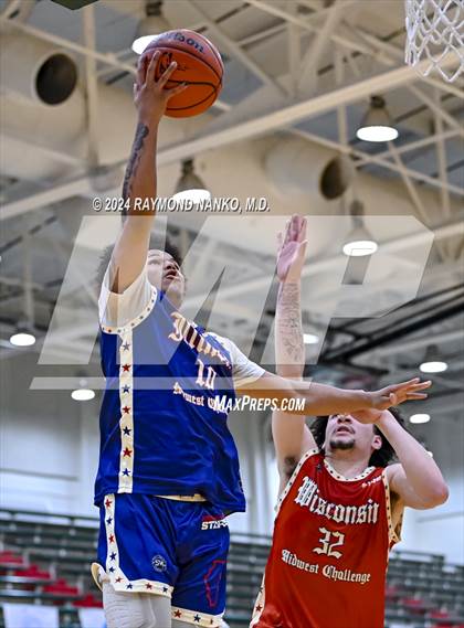 Thumbnail 1 in Illinois vs Wisconsin (Midwest All-Star Challenge) photogallery.