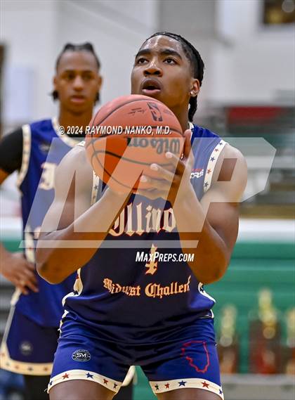 Thumbnail 1 in Illinois vs Wisconsin (Midwest All-Star Challenge) photogallery.