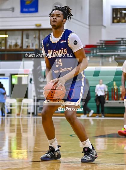 Thumbnail 1 in Illinois vs Wisconsin (Midwest All-Star Challenge) photogallery.