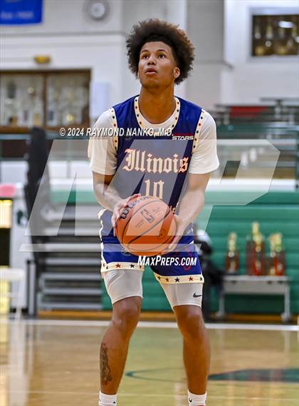 Thumbnail 2 in Illinois vs Wisconsin (Midwest All-Star Challenge) photogallery.