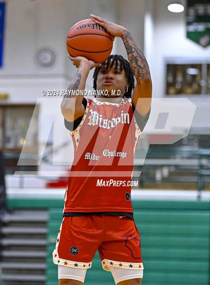Thumbnail 1 in Illinois vs Wisconsin (Midwest All-Star Challenge) photogallery.