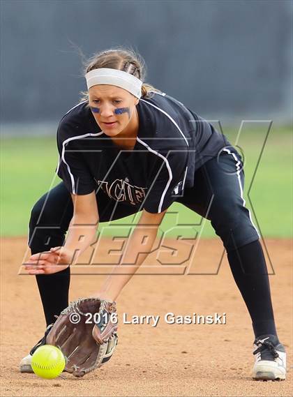Thumbnail 1 in Valencia vs. Pacifica (CIF SS Playoffs) photogallery.