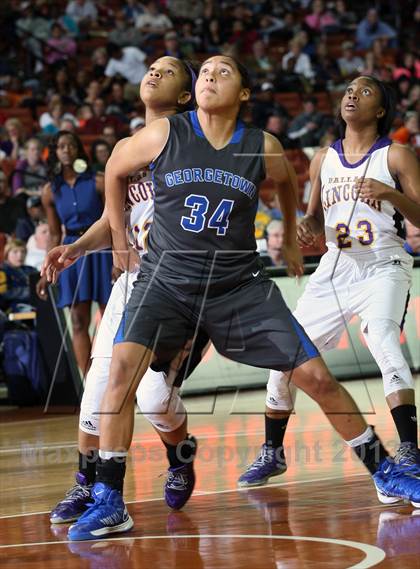 Thumbnail 3 in Lincoln vs. Georgetown (UIL 4A Final) photogallery.