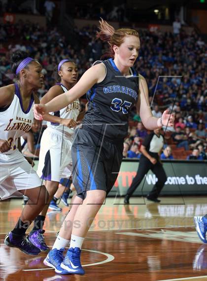 Thumbnail 2 in Lincoln vs. Georgetown (UIL 4A Final) photogallery.