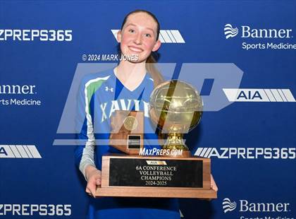 Thumbnail 2 in  Xavier College Prep vs. Corona del Sol (AIA 6A Final - Awards) photogallery.