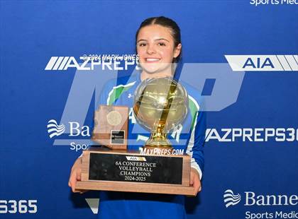 Thumbnail 1 in  Xavier College Prep vs. Corona del Sol (AIA 6A Final - Awards) photogallery.