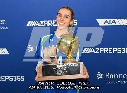 Thumbnail 3 in  Xavier College Prep vs. Corona del Sol (AIA 6A Final - Awards) photogallery.