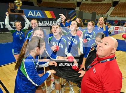 Thumbnail 2 in  Xavier College Prep vs. Corona del Sol (AIA 6A Final - Awards) photogallery.