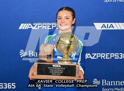Thumbnail 2 in  Xavier College Prep vs. Corona del Sol (AIA 6A Final - Awards) photogallery.