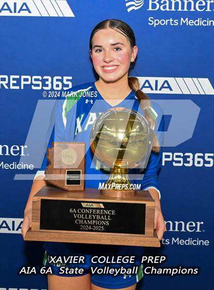 Thumbnail 1 in  Xavier College Prep vs. Corona del Sol (AIA 6A Final - Awards) photogallery.