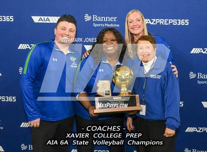 Thumbnail 2 in  Xavier College Prep vs. Corona del Sol (AIA 6A Final - Awards) photogallery.