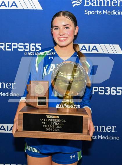 Thumbnail 3 in  Xavier College Prep vs. Corona del Sol (AIA 6A Final - Awards) photogallery.