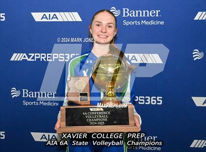 Thumbnail 3 in  Xavier College Prep vs. Corona del Sol (AIA 6A Final - Awards) photogallery.