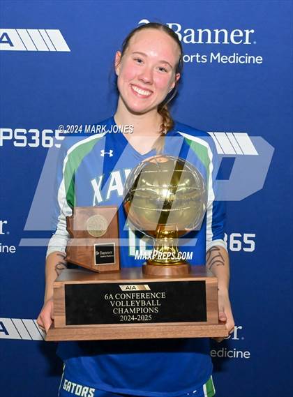 Thumbnail 2 in  Xavier College Prep vs. Corona del Sol (AIA 6A Final - Awards) photogallery.