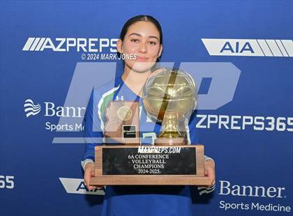 Thumbnail 2 in  Xavier College Prep vs. Corona del Sol (AIA 6A Final - Awards) photogallery.
