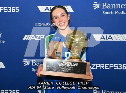 Thumbnail 1 in  Xavier College Prep vs. Corona del Sol (AIA 6A Final - Awards) photogallery.