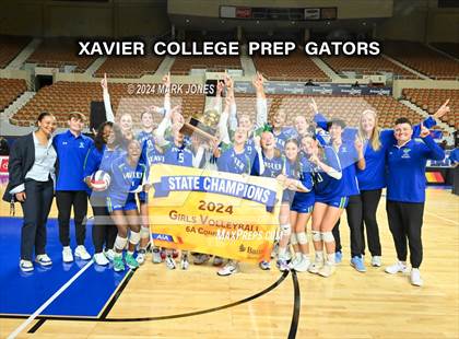 Thumbnail 2 in  Xavier College Prep vs. Corona del Sol (AIA 6A Final - Awards) photogallery.