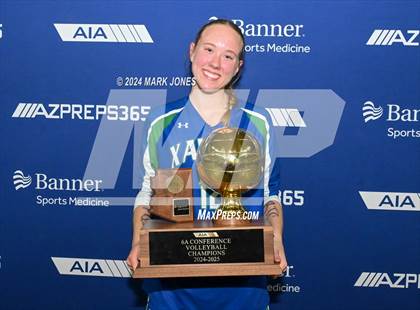 Thumbnail 3 in  Xavier College Prep vs. Corona del Sol (AIA 6A Final - Awards) photogallery.