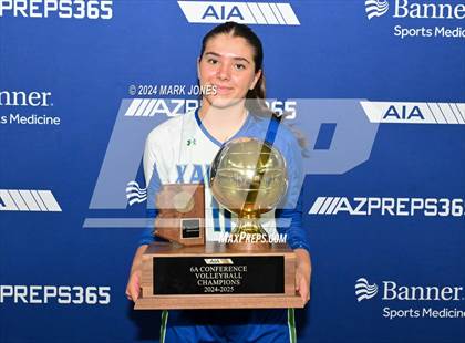 Thumbnail 1 in  Xavier College Prep vs. Corona del Sol (AIA 6A Final - Awards) photogallery.