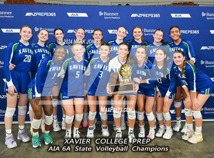 Thumbnail 2 in  Xavier College Prep vs. Corona del Sol (AIA 6A Final - Awards) photogallery.