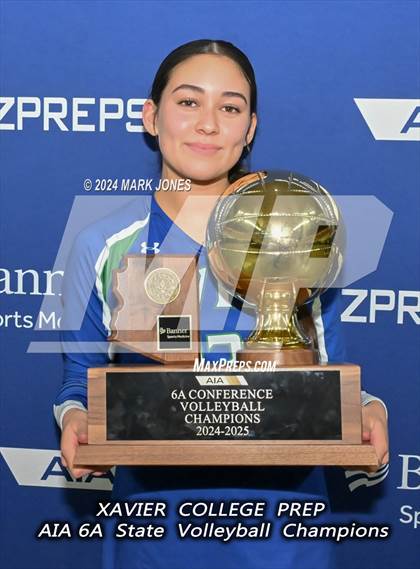 Thumbnail 2 in  Xavier College Prep vs. Corona del Sol (AIA 6A Final - Awards) photogallery.