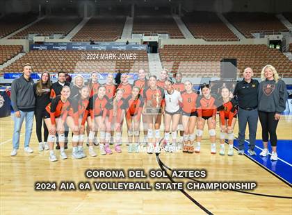 Thumbnail 2 in  Xavier College Prep vs. Corona del Sol (AIA 6A Final - Awards) photogallery.