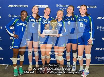 Thumbnail 2 in  Xavier College Prep vs. Corona del Sol (AIA 6A Final - Awards) photogallery.
