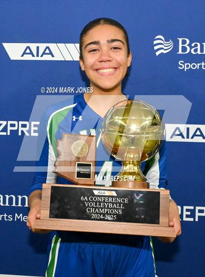 Thumbnail 3 in  Xavier College Prep vs. Corona del Sol (AIA 6A Final - Awards) photogallery.