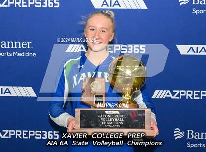 Thumbnail 3 in  Xavier College Prep vs. Corona del Sol (AIA 6A Final - Awards) photogallery.