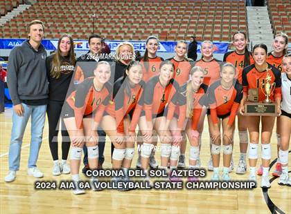 Thumbnail 1 in  Xavier College Prep vs. Corona del Sol (AIA 6A Final - Awards) photogallery.