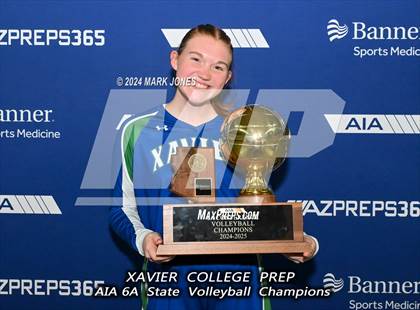 Thumbnail 1 in  Xavier College Prep vs. Corona del Sol (AIA 6A Final - Awards) photogallery.