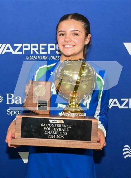 Thumbnail 3 in  Xavier College Prep vs. Corona del Sol (AIA 6A Final - Awards) photogallery.