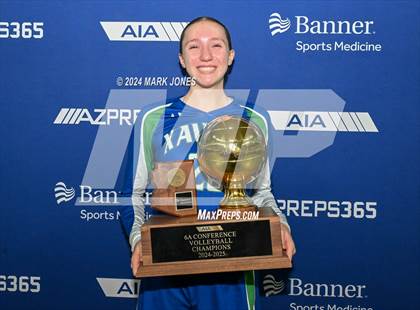 Thumbnail 3 in  Xavier College Prep vs. Corona del Sol (AIA 6A Final - Awards) photogallery.