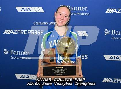Thumbnail 1 in  Xavier College Prep vs. Corona del Sol (AIA 6A Final - Awards) photogallery.