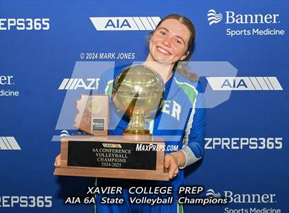 Thumbnail 2 in  Xavier College Prep vs. Corona del Sol (AIA 6A Final - Awards) photogallery.