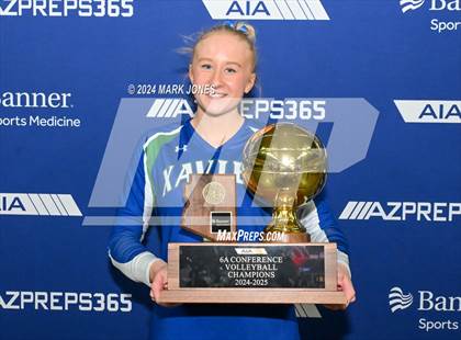 Thumbnail 2 in  Xavier College Prep vs. Corona del Sol (AIA 6A Final - Awards) photogallery.