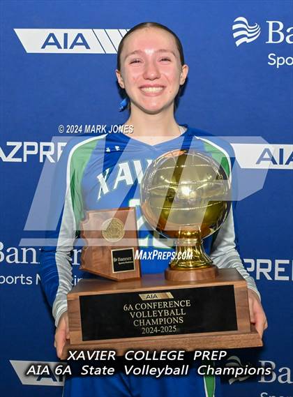 Thumbnail 3 in  Xavier College Prep vs. Corona del Sol (AIA 6A Final - Awards) photogallery.