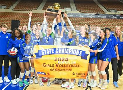 Thumbnail 1 in  Xavier College Prep vs. Corona del Sol (AIA 6A Final - Awards) photogallery.