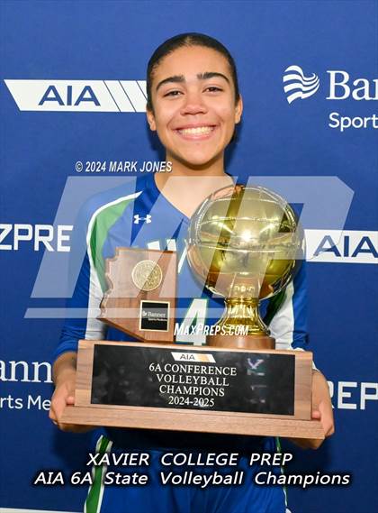 Thumbnail 1 in  Xavier College Prep vs. Corona del Sol (AIA 6A Final - Awards) photogallery.