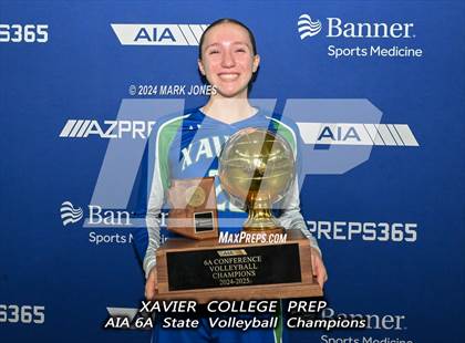 Thumbnail 1 in  Xavier College Prep vs. Corona del Sol (AIA 6A Final - Awards) photogallery.