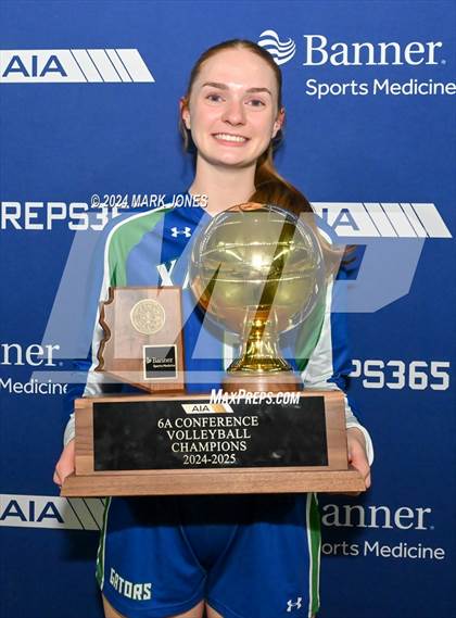 Thumbnail 1 in  Xavier College Prep vs. Corona del Sol (AIA 6A Final - Awards) photogallery.