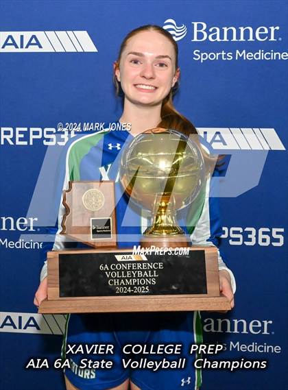 Thumbnail 2 in  Xavier College Prep vs. Corona del Sol (AIA 6A Final - Awards) photogallery.